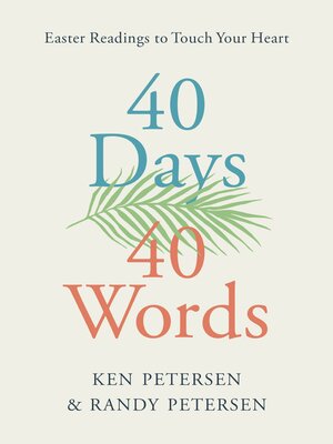 cover image of 40 Days. 40 Words.